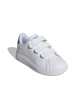 Zapatillas Adidas Advantage Base 2.0 Velcro Niño Blanco