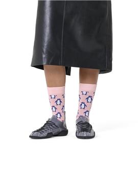 Calcetines Happy Socks Penguin Unisex Rosa