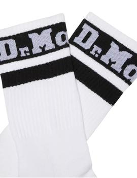 Calcetines Dr Martens Athletic Logo Unisex Blancos