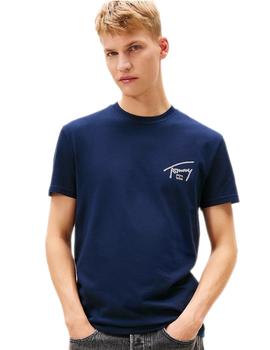 Camiseta Tommy Hilfiger Regular Hombre Azul