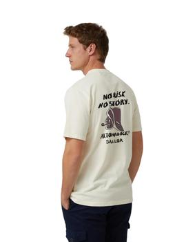 Camiseta Altonadock No Risk No Story Hombre Crudo