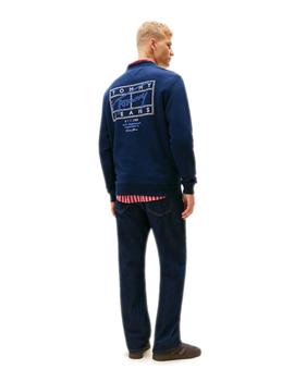 Sudadera Tommy Hilfiger Regular Entry Hombre Azul