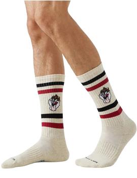 Calcetines Jimmy Lion Athletic Taz Unisex Beige