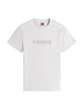 Camiseta Tommy Hilfiger Slim Entry Hombre Blanco