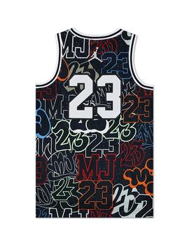 Camiseta Jordan Kids Junior Negro Multicolor