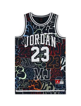 Camiseta Jordan Kids Junior Negro Multicolor