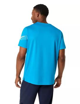 Camiseta Asics Icon SS Top Hombre Azul