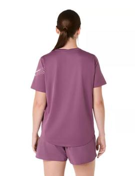 Camiseta Asics Icon  Mujer Púrpura
