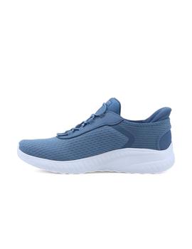 Zapatillas Skechers Bobs Squad Mujer Azul