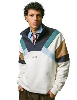 Sudadera Kaotiko Crew Aleck Hombre Multicolor