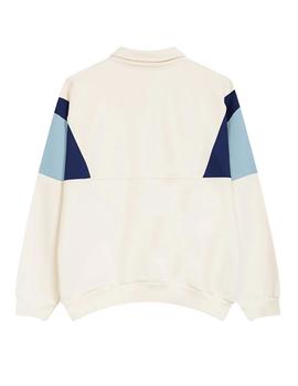 Sudadera Kaotiko Crew Harry Hombre Beige