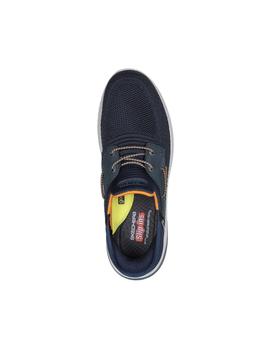 Zapatillas Skechers Delson Hombre Azul