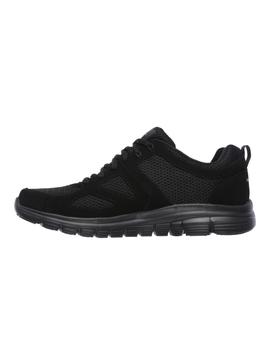 Zapatillas Skechers Burns Agoura Hombre Negro