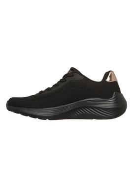 Zapatillas Skechers Bobs Squad Mujer Negro