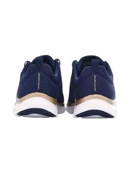 Zapatilla Skechers Flex Appeal 5.0 Mujer Marino