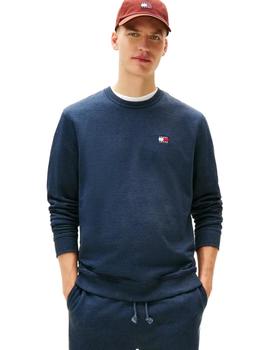 Sudadera Tommy Hilfiger Regular Cuello Redondo Hombre Marino