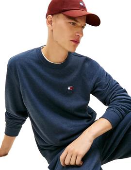 Sudadera Tommy Hilfiger Regular Cuello Redondo Hombre Marino